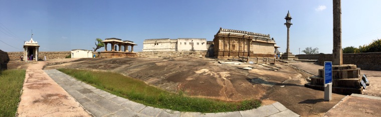 Panorama from inside the complex